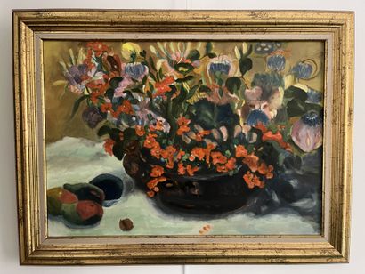 ARAXIA (XX-XXI)
Bowl of flowers
Oil on canvas
Height...