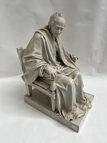 After Jean-Antoine HOUDON (1741-1828)
Voltaire...