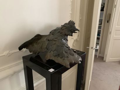 PALIATRIAS
Le coq gaulois, en bronze à la...