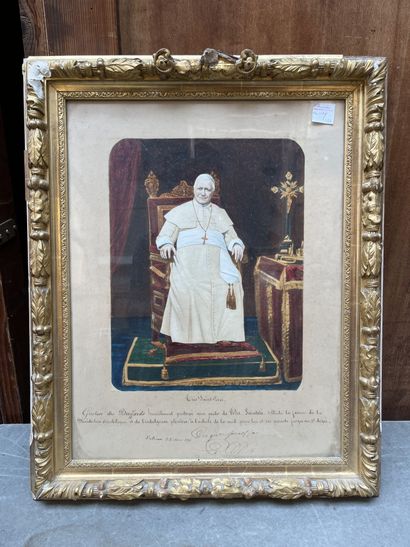 Indulgence signed by Pius X
Chomo framed...