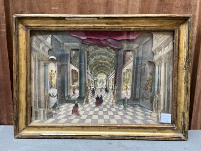 19th century school
The great gallery
Trompe...