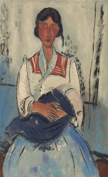 D'APRÈS Amadeo MODIGLIANI
L'Italienne, 1926,...