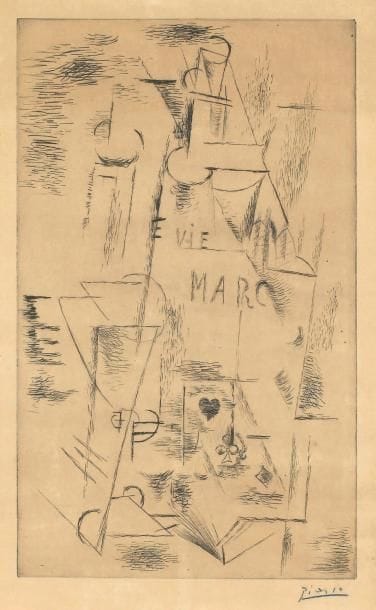 Pablo PICASSO
Nature morte à la bouteille...