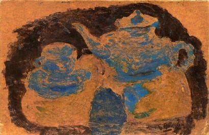 D'après Georges BRAQUE
La théière bleue Impression...