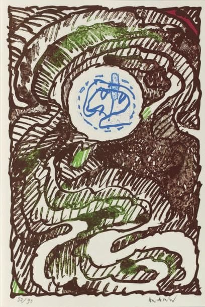 YVES BONNEFOY/PIERRE ALECHINSKY
L'Excedante,...