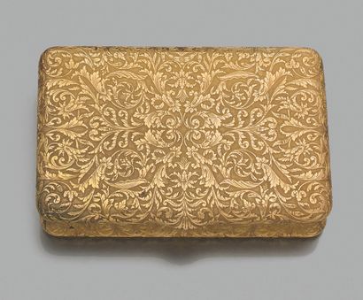 SIMON ACHILLE LEGER 
Boîte en or 18K (750)...