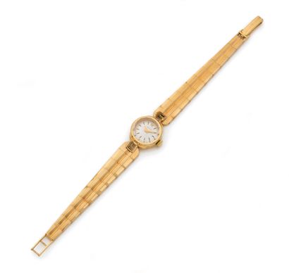 ZENITH
Ladies' watch in 18K (750) gold, satin-brushed...