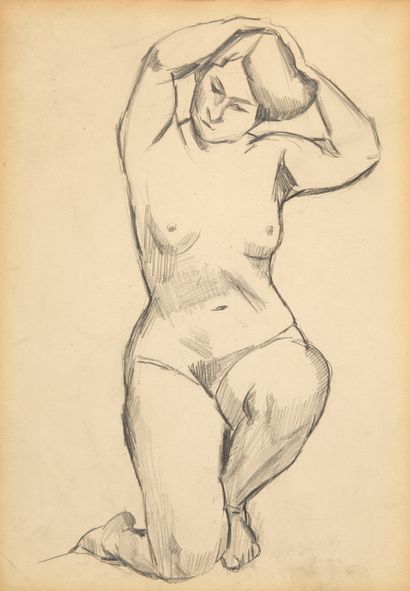 French school, early 20th century
Study of...