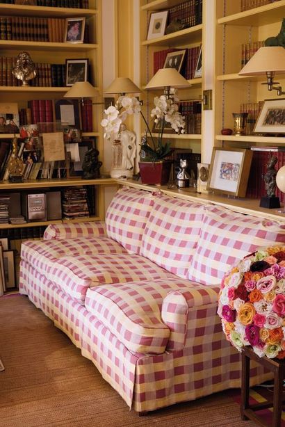Comfortable three-seat sofa upholstered in...