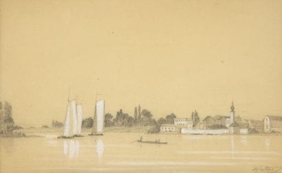 David SUTTER (1811-1880)
The banks of the...