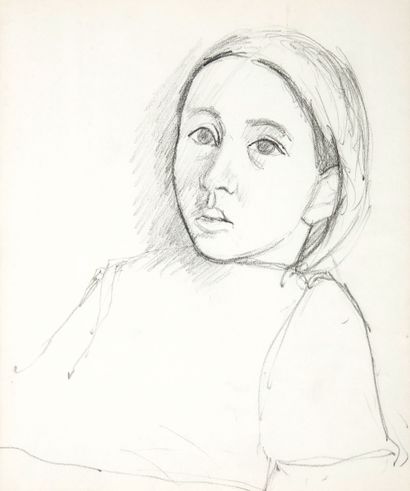 Dominique GUTHERZ (1946)
Portrait of Deborah
Pencil...