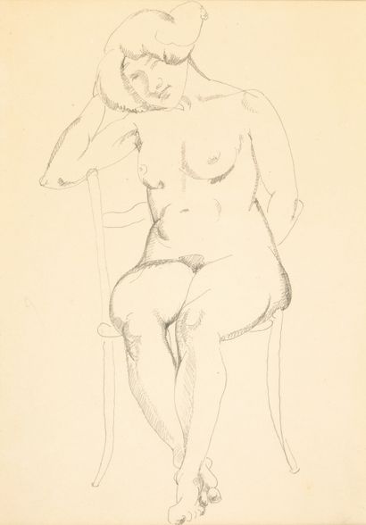 School of the XXth century
Nude female model...