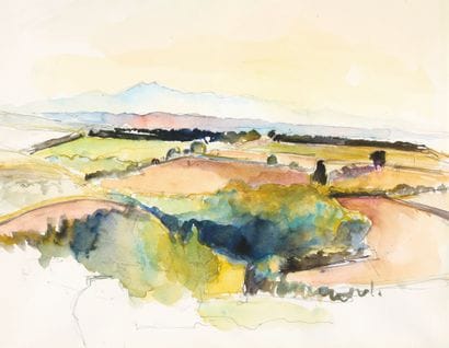 Dominique GUTHERZ (1946)
The Pyrenees from...