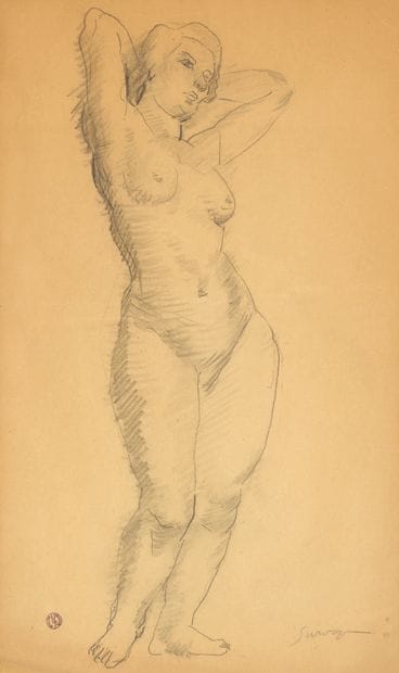 Léopold SURVAGE (1879-1968)
Standing Nude...