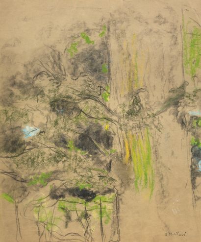 Edouard VUILLARD (1868-1940)
The Tree. 
Pastel...