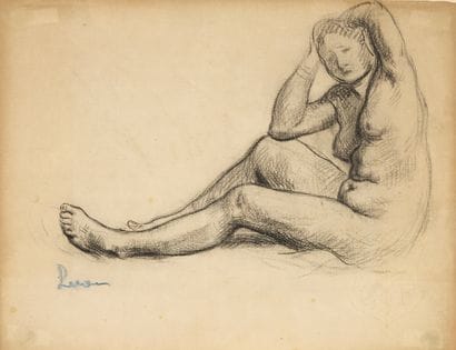 Maximilien LUCE (1858-1941)
Female nude seated...