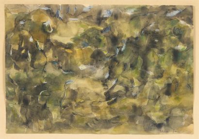 Elvire JAN (1904-1996)
Abstract composition
Watercolor...