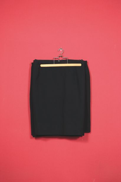 Pierre CARDIN. 
Set of five black woolen...
