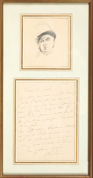Edouard VUILLARD (1868-1940)
Head of a Man
Pencil...