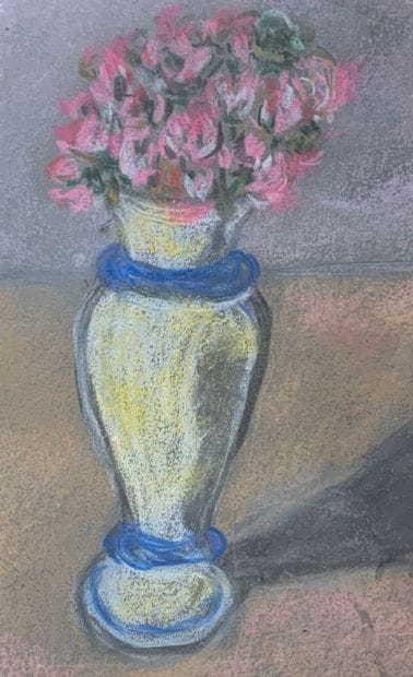 Philippe NOIRET (1930-2006)
Vase of pink...