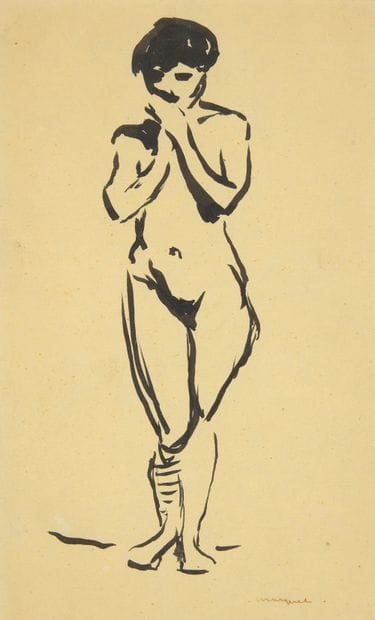 Albert MARQUET (1875-1947)
Standing female...