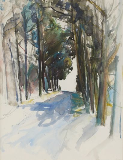 Dominique GUTHERZ (1946)
Cypress avenue in...