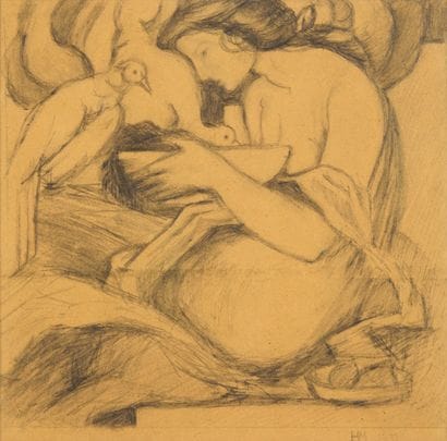 In the style of Hildreth MEIERE
Woman with...