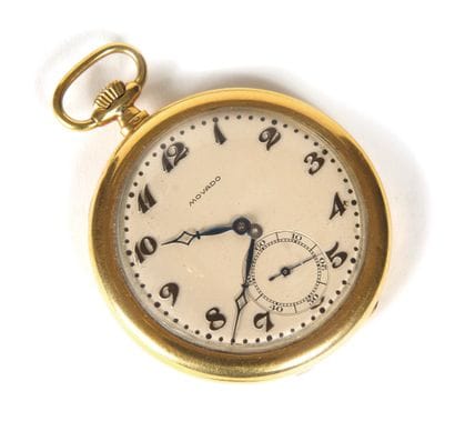 Movado
Pocket watch in 750/000 yellow gold,...