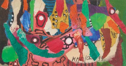 20th century school
Composition, 1994
Collage...