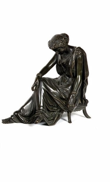 James PRADIER (1790-1852), after
Seated antique...