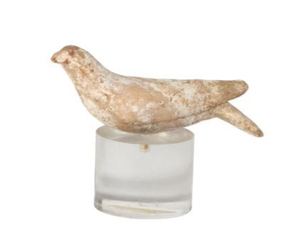 Small dove in patinated terra-cotta.
Great...