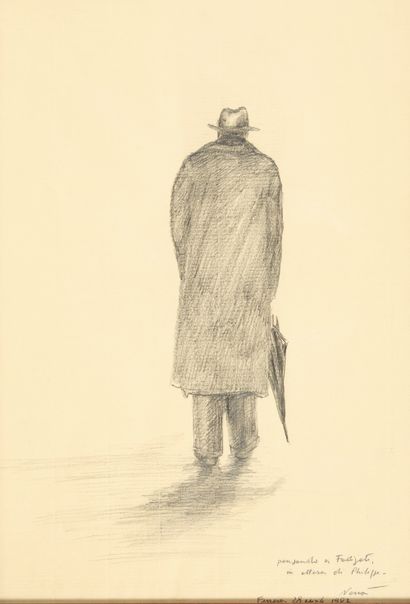 20th century school
Philippe Noiret de dos,...