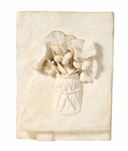 Jean LEYRIS (1939)
Vase of flowers
Plaster...