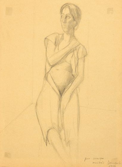 Dominique GUTHERZ (1946)
Female model posing,...