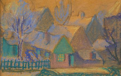 20th century school
Snowy landscape, Volendam,...