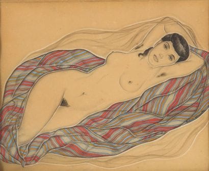 Génia MINACHE (1907-1972)
Lying woman
Mixed...