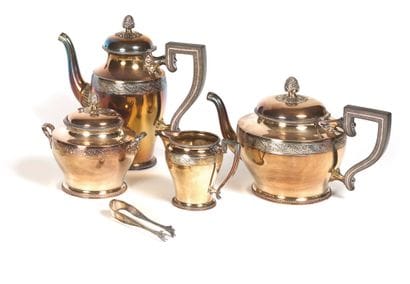 Christofle
Silver-plated tea and coffee set...