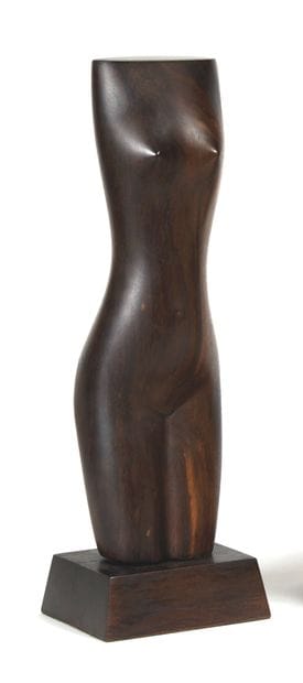 Wim MORS (born 1935) 
Torso 
Carved wood...