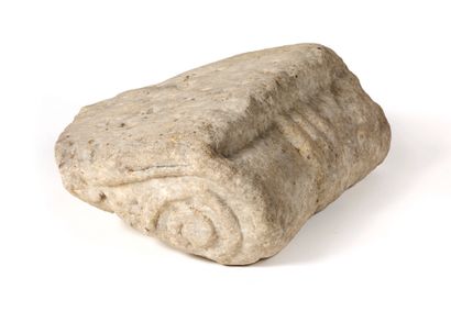 Fragment of a carved marble capital.
Antique...