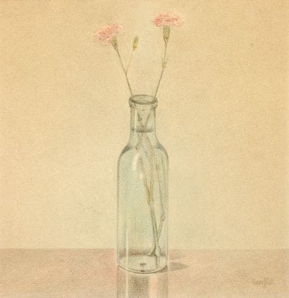 Alain TIROUFLET (1937-2009)
Two Carnations...