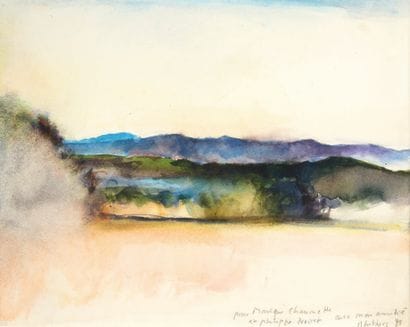 Dominique GUTHERZ (1946)
Horizons, 1981
Watercolor...