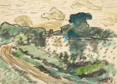Léopold SURVAGE (1879-1968)
Landscape, 1910
Watercolor...
