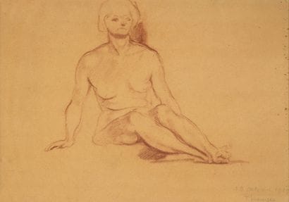 René THOMSEN (1897-1976)
Seated Nude, 1919
Sanguine...