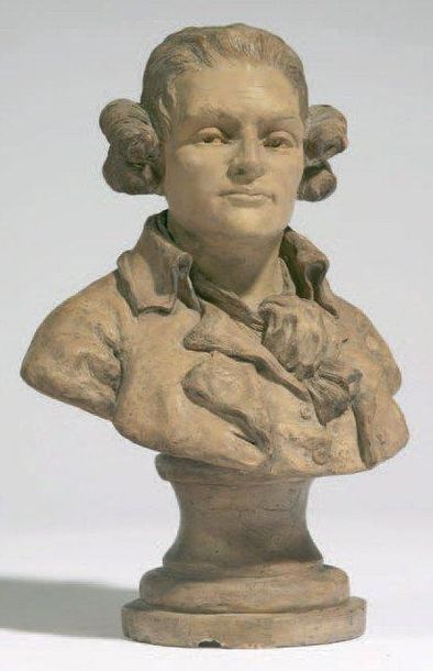 Ecole FRANCAISE vers 1800
Buste en terre...