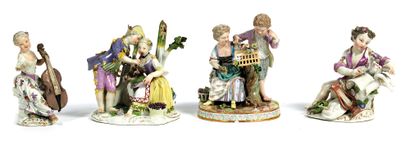Germany Meissen
Figure of a couple in court...