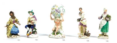 Germany Meissen
Figure representing a singing...