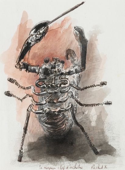 Rachid KHIMOUNE (1953)
Le scorpion chef d'orchestre...