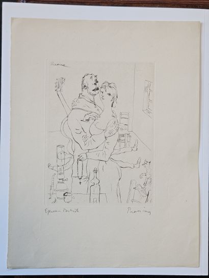Mario PRASSINOS (1916-1985)
Guillaume Apollinaire,...