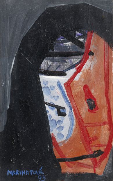 Marina TOLIC
Visage féminin : autoportrait,...
