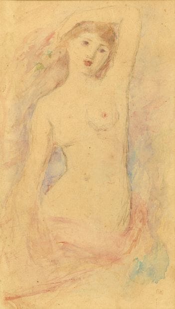 Henry CROS (1840-1907)
Nu féminin
Aquarelle...